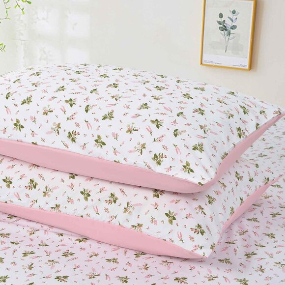 Queen Fitted Sheet Microfiber Bedding Set - Picture 2 of 7